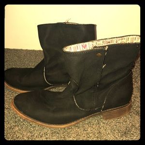 Black ankle boots